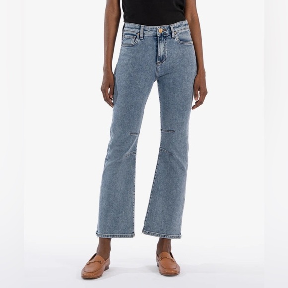 KUT Kelsey High Rise Fab Ab Flare - Picture 1 of 11